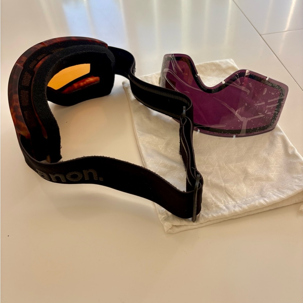 Anon. Men’s tortoise snowboard goggles - Picture 2 of 2